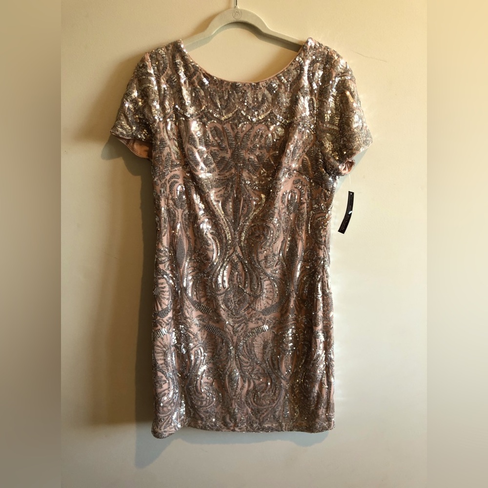 R & M Richards sequin dress